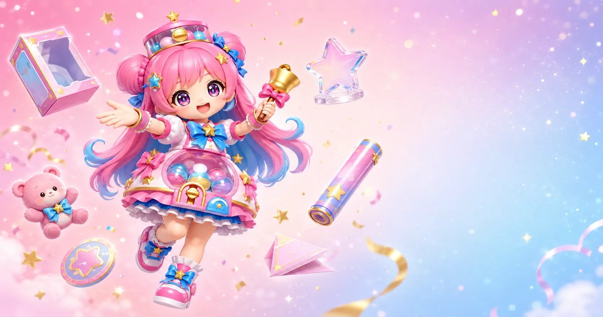 キャラくじ発売速報のSNSシェア用メインビジュアル